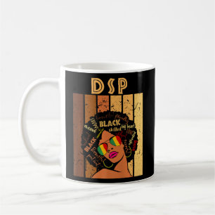 Dsp Direct Support Staff Afro African Black Histor Coffee Mug