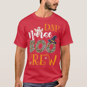 DSP Nurse Boo Crew Spooky Halloween Boo Ghost Cost T-Shirt