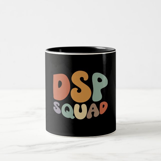 DSP Squad Proud Career Profession Two-Tone Coffee Mug (Center)
