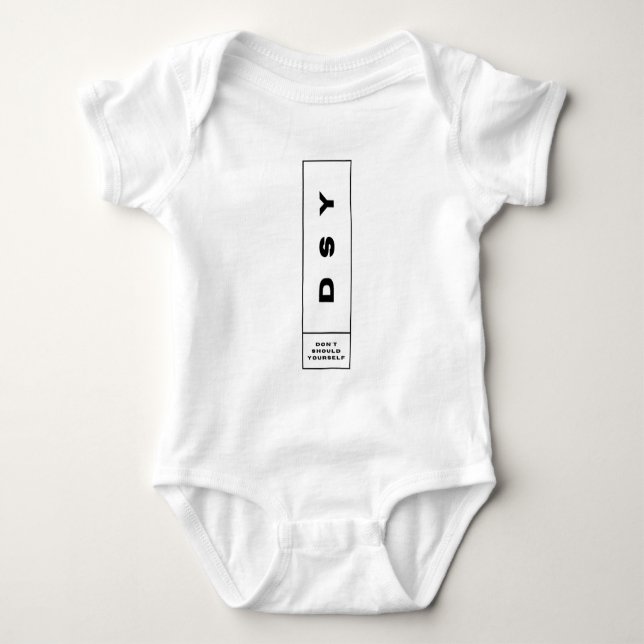 DSY LOGO ONE Baby  Bodysuit (Front)