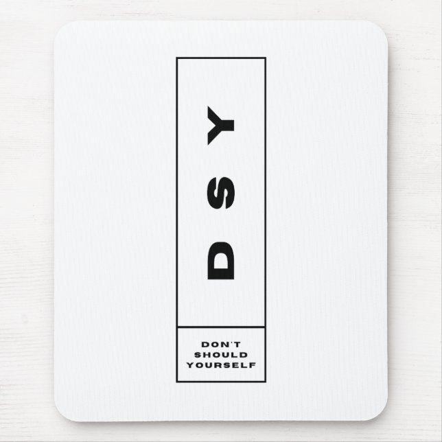 DSY LOGO ONE MOUSE MAT (Front)