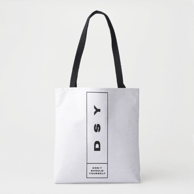 DSY LOGO ONE TOTE BAG (Front)