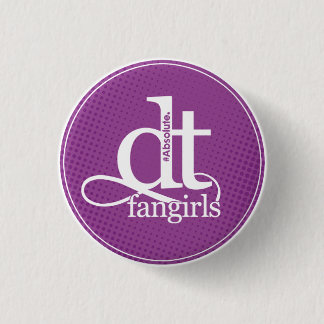 DT Fangirl Button (Purple Dots)