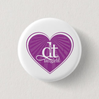 DT Fangirls (Heart Purple Button) 3 Cm Round Badge
