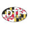 DTF Maryland Flag Decal