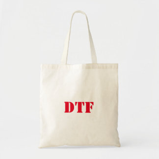 DTF SHOPPER TOTE BAG REUSABLE
