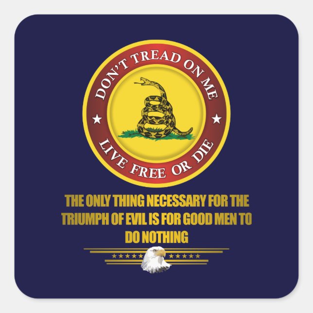 DTOM -Obligation Square Sticker (Front)