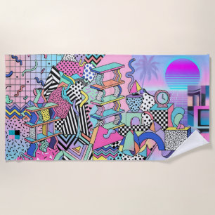 Du Pasquier Geometrics Revisited Beach Towel
