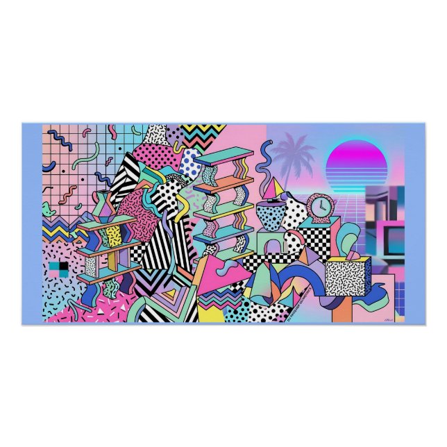 Du Pasquier Geometrics Revisited Poster (Front)