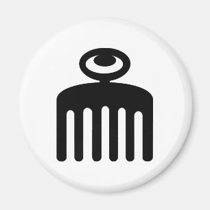 Duafe   Adinkra Symbol for Feminine Beauty Magnet
