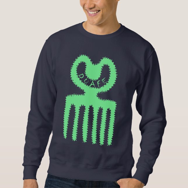 DUAFE (wooden comb) Sweatshirt (Front)