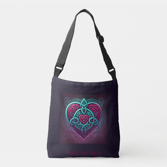 Dual Advertising  Crossbody Bag (Front)