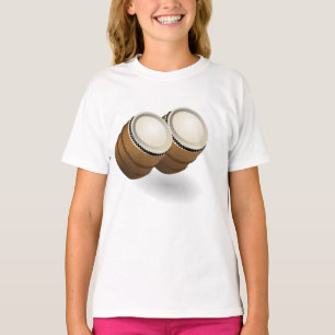Dual Bongos Girls T-Shirt