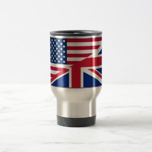 Dual Citizen American & British Flag Mug
