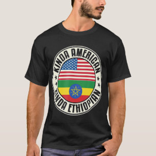 Dual Citizenship American Ethiopian Ethiopia Usa F T-Shirt
