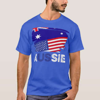 Dual Citizenship Australia Aussie American Citizen T-Shirt