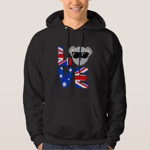 Dual Citizenship Australia Koala American Citizen  Hoodie