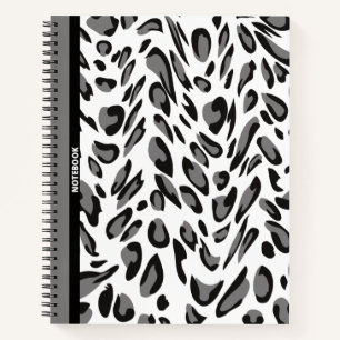 DUAL COLOR LEOPARD PRINT NOTEBOOK