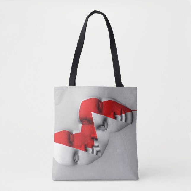 Dual Face Mask Tote Bag (Front)