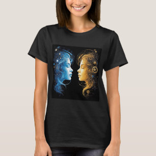 Dual Faces Representing Cosmic Energy T-Shirt