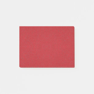 Dual-Finish Tomato Red Sticky Notes (4″×3″, 50ct)
