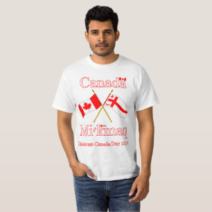 DUAL FLAGS CANADA DAY 2017 T-Shirt