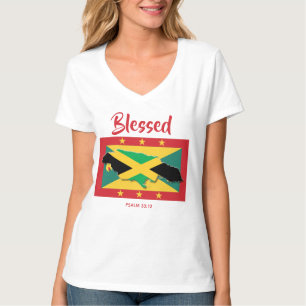 Dual Heritage JAMAICA GRENADA Christian Scripture T-Shirt