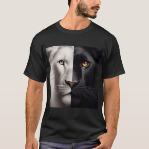 Dual Kings: The Feline & The Lion T-Shirt