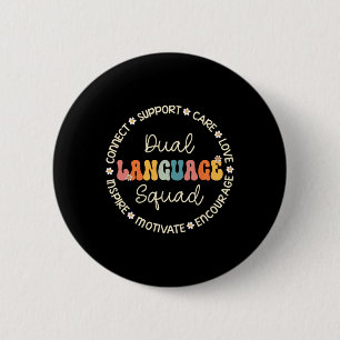 Dual Language Squad Appreciation Week Back to Scho 6 Cm Round Badge