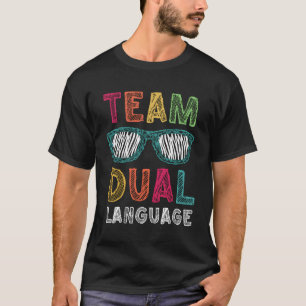Dual Language Teachers Back To School Squad T-Shirt