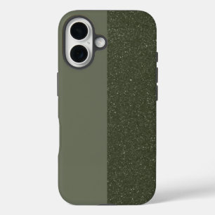 Dual Moss Texture iPhone 16 Case – Custom Ready