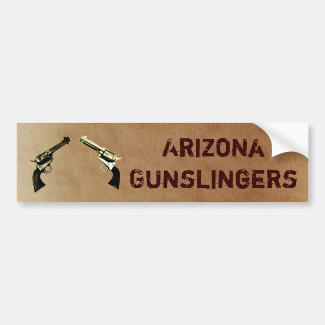Dual Peacemakers Shooting Club Bumper Sticker (Front)