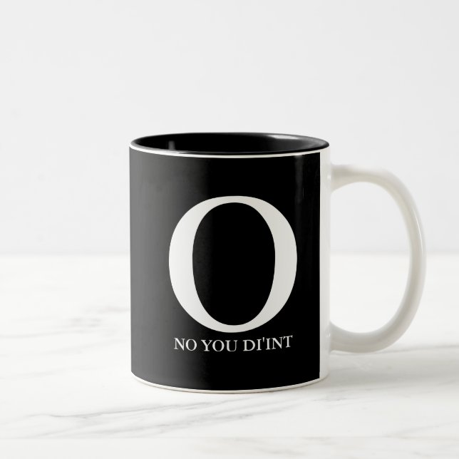 Dual personality coffee mug (Right)