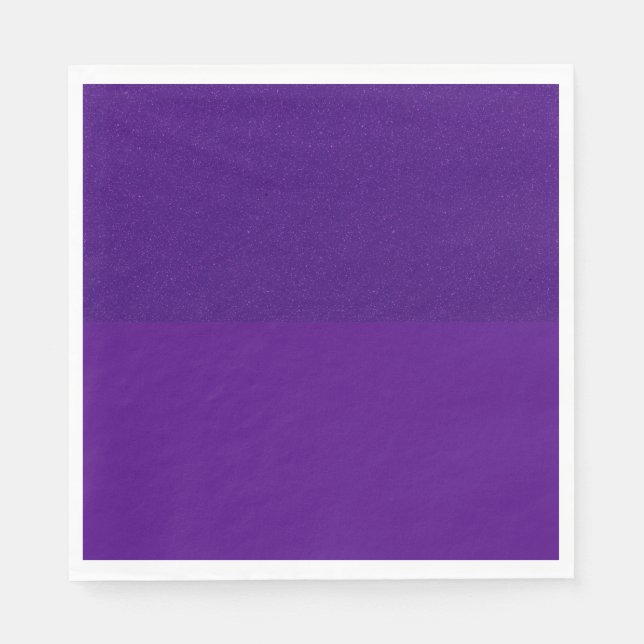Dual Purple Celebration Paper Napkin – Customise (Front)