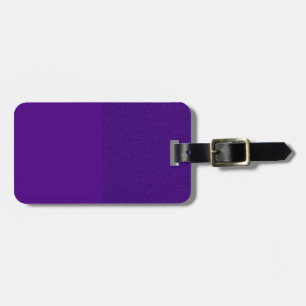 Dual Purple Glitter Split Luggage Tag – Customize