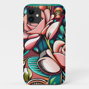 Dual Roses: A Spectacular Floral Arrangement iPhone 11 Case