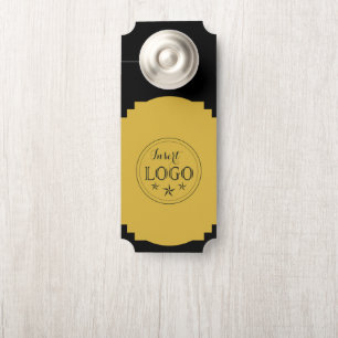 Dual-Sided TicketDoor Hanger with QR Code and Logo