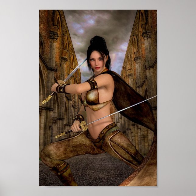 Dual Swords Poster (Front)