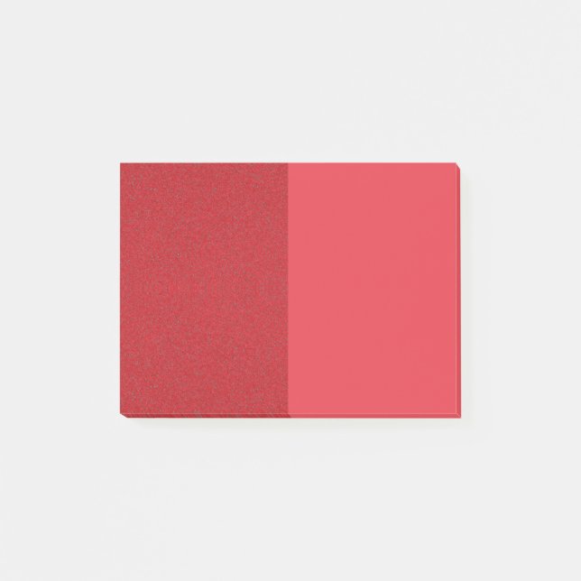Dual-Texture Tomato Red Sticky Notes – Customise (Front)