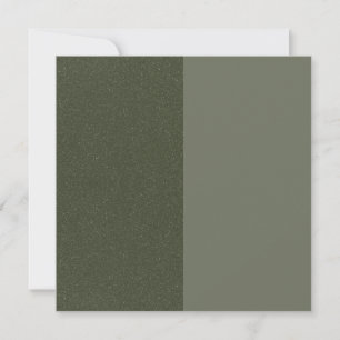 Dual-Tone Moss Green Speckle Note Card – Customise