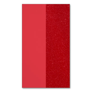 Dual Tone Red Magnetic Business Card – Customise