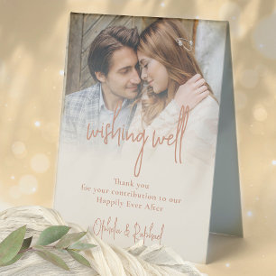 Dual Tone Reversible Photo Wishing Well Wedding