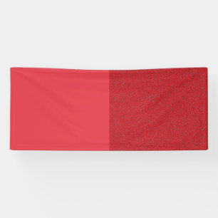 Dual-Tone Tomato Red Event Banner – Customisable