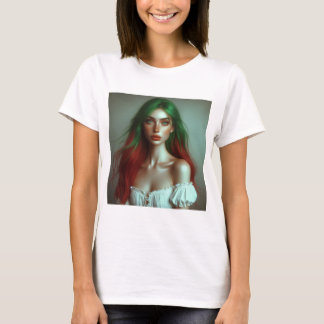 Dual-Toned Elegance T-Shirt