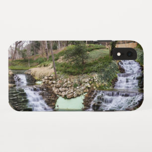 Dual Waterfalls Over Rocks Short iPhone XR Case