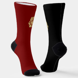 Duality Socks – Red & Black