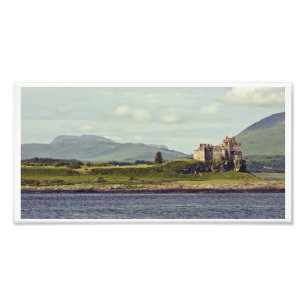 Duart Castle and the Isle of Mull Panorama Photo Print