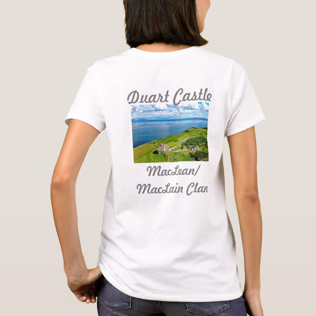Duart Castle – MacLean/MacLain Scottish Clan T-Shirt (Back)