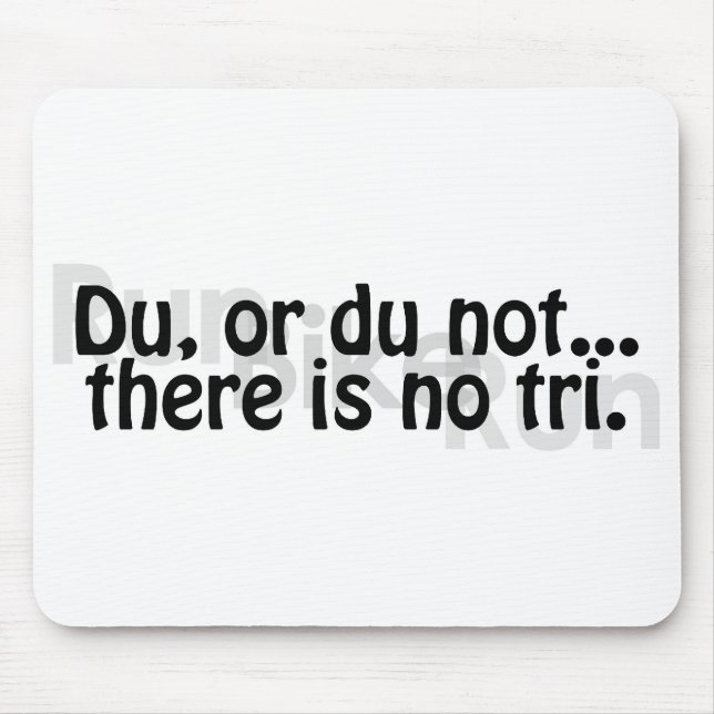 Duathlon Mousepad (Front)