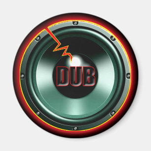 DUB RED HOT WOOFER t-shirts Magnet